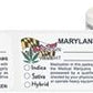 Maryland Medical Cannabis Warning Labels at Flower Power Packages