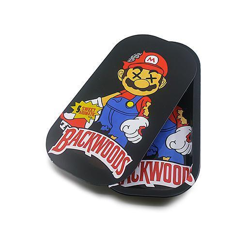 Metal Rolling Tray w/ Magnetic Lid - Mr. Mario Flower Power Packages 