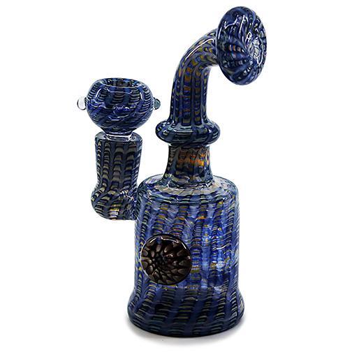 Mini Water Pipe - Blue Storm (6") Flower Power Packages 