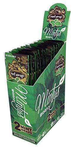 Mint Wrap Minty's 25 Count 2 per pouch Flower Power Packages 
