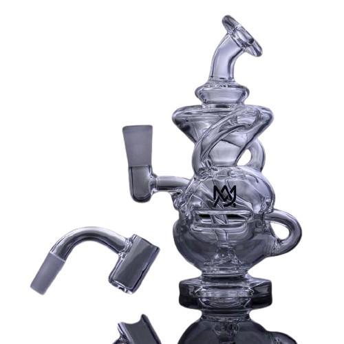 MJ Arsenal Infinity Mini Rig - 10mm Connection - Glass (1 Count) Flower Power Packages 