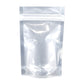 Mylar Bag Tear Notch Clear Black 1 oz 1000 COUNT at Flower Power Packages