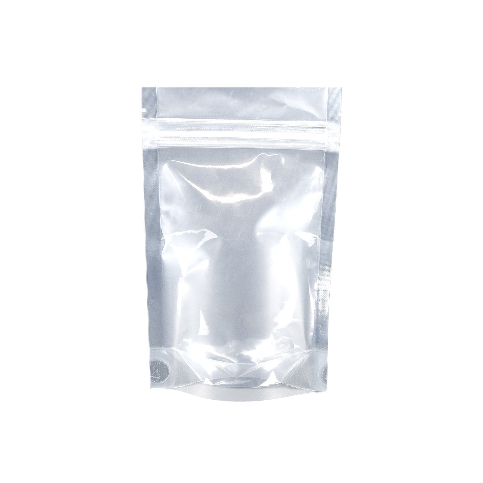 Mylar Bag Tear Notch Clear Black 1/4 oz 1000 COUNT at Flower Power Packages