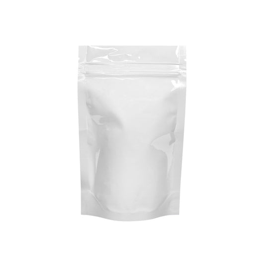 Mylar Bag Tear Notch White 1/4 oz 1000 COUNT at Flower Power Packages