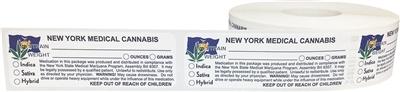 New York Medical Cannabis Warning Labels at Flower Power Packages