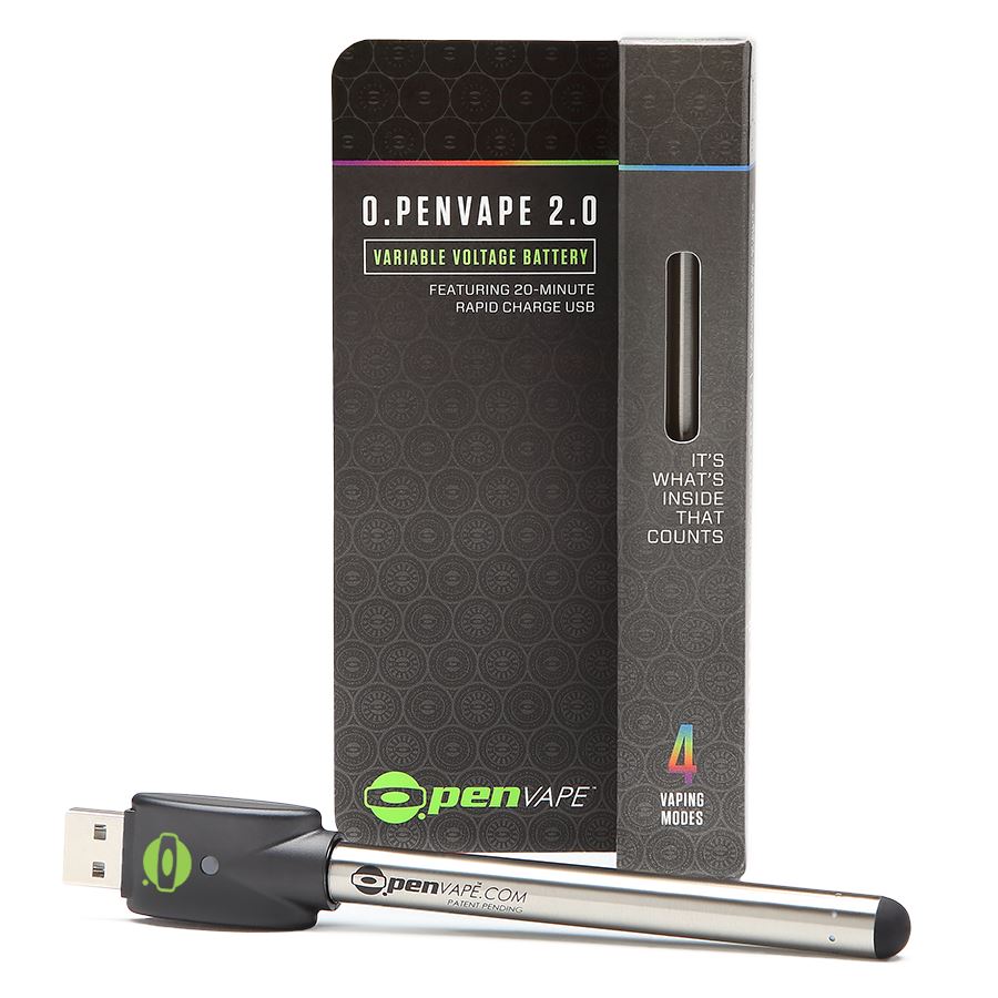 O Pen 2.0 Vaporizer Battery Flower Power Packages Silver 