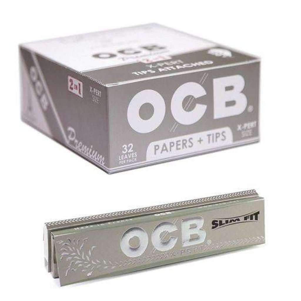OCB Premium X-Pert 2 in 1 X-Pert Size Papers with Tips - 32 leaves 