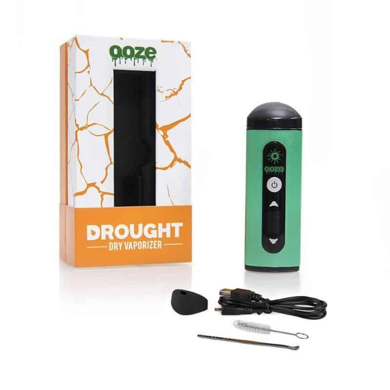 OOZE-Drought Dry Herb Vaporizer Kit-Various Colors Available 1ct Flower Power Packages Green 