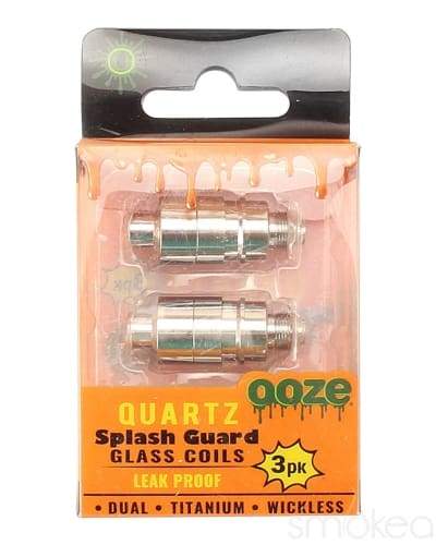 OOZE Titanium Splash Guard Coils 3 Pack Flower Power Packages 