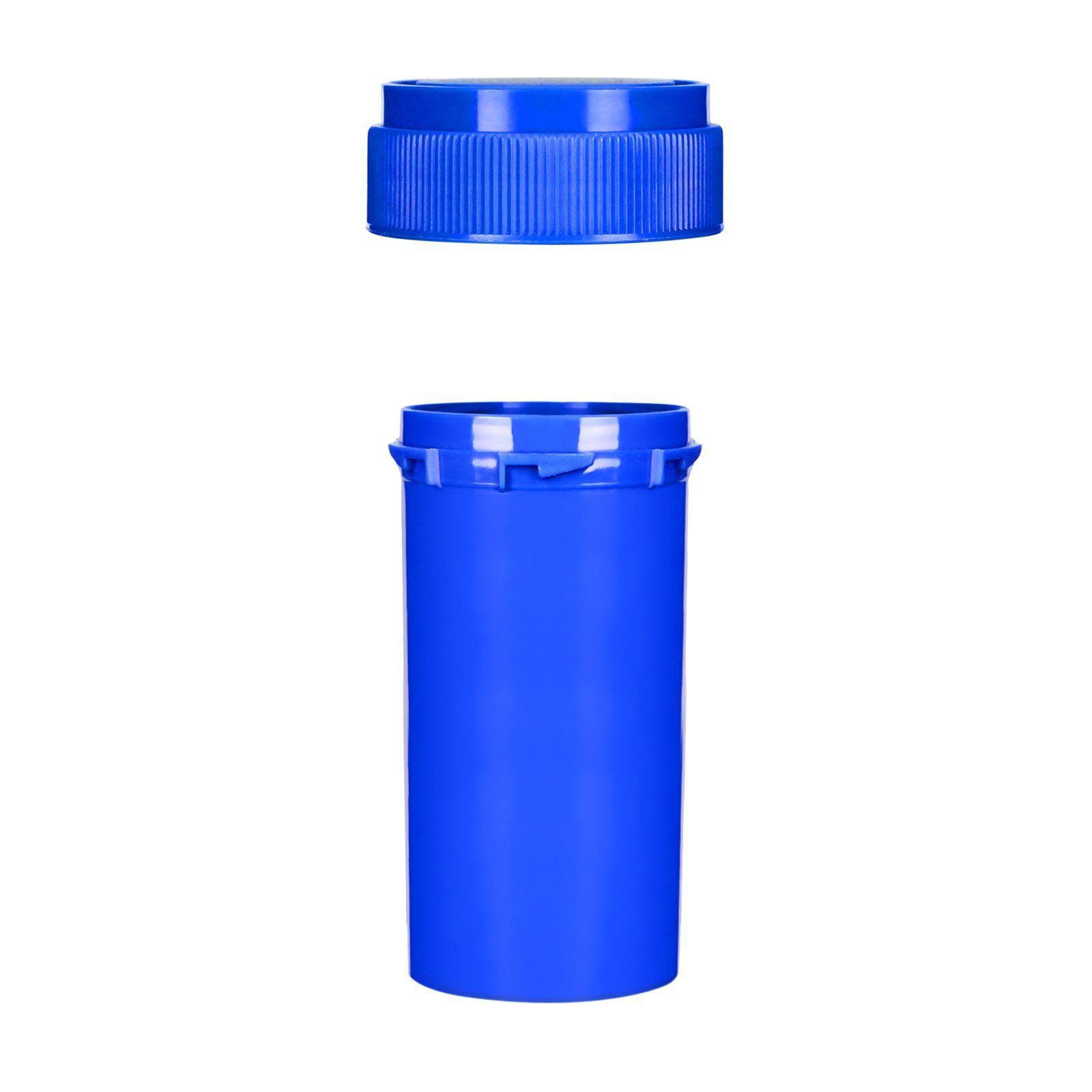 Opaque Blue 13 Dram Reversible Cap Vials for Medical Pharmacies & Dispensaries