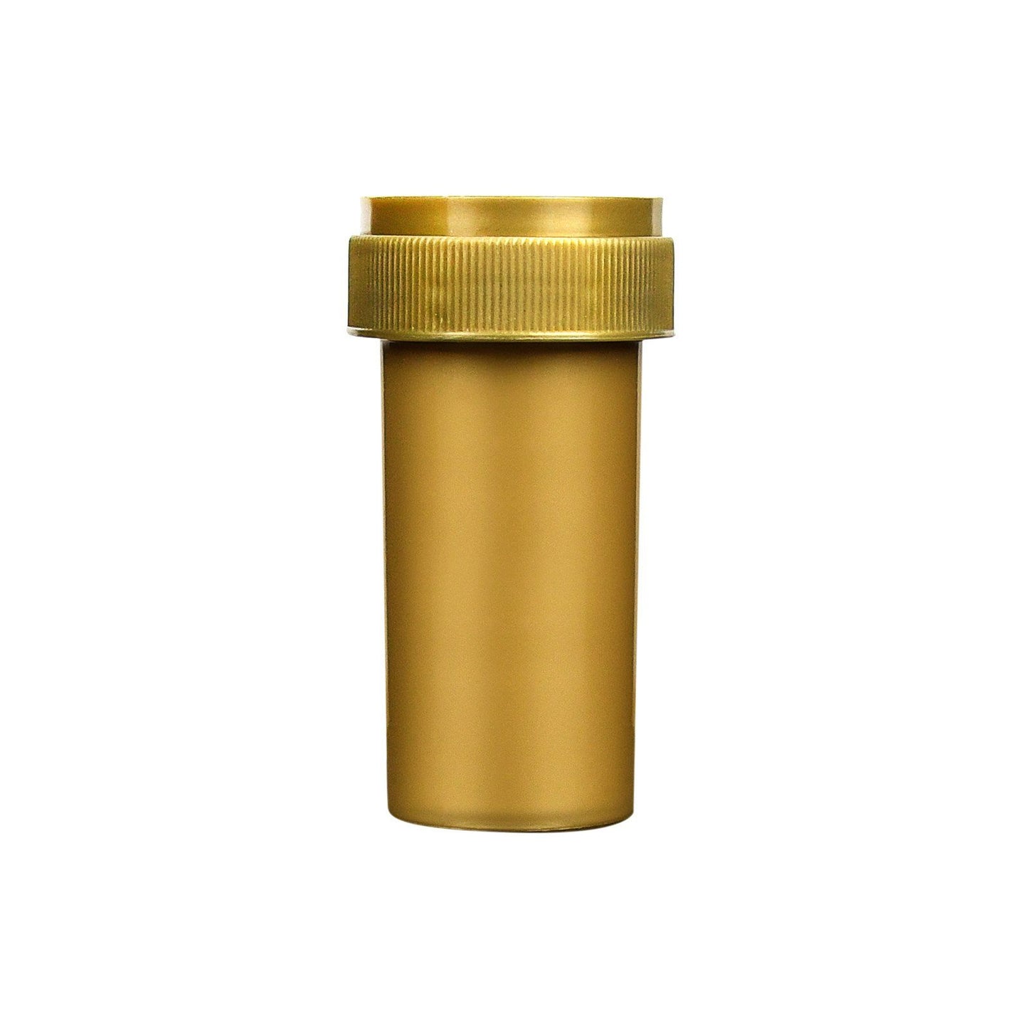Opaque Gold 13 Dram Reversible Cap Vials for Medical Pharmacies & Dispensaries