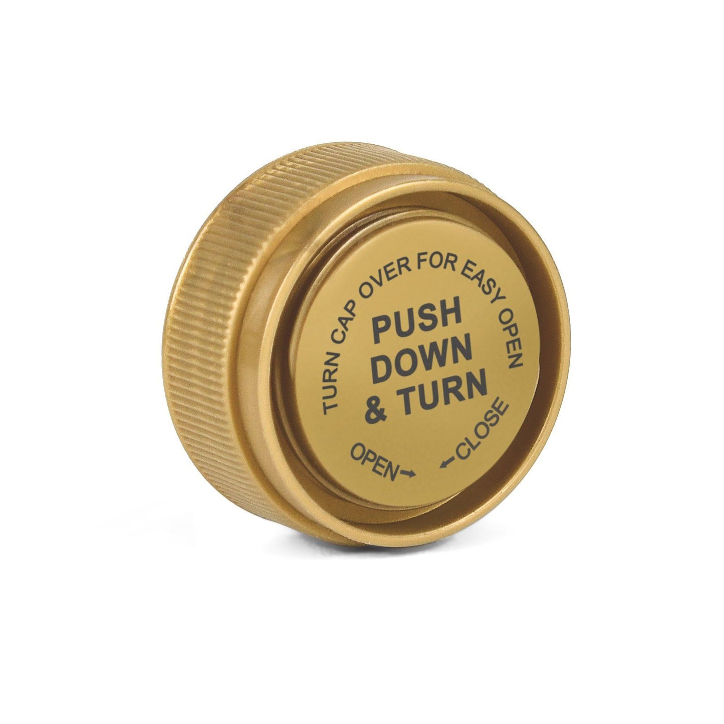 Opaque Gold 13 Dram Reversible Cap Vials for Medical Pharmacies & Dispensaries