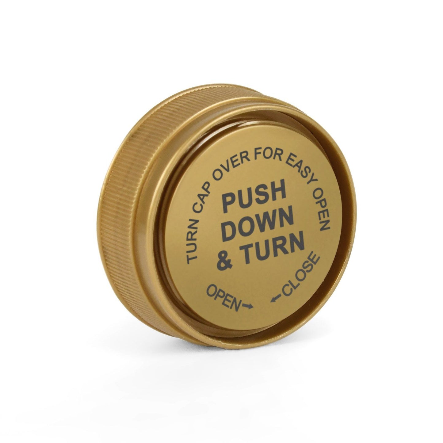 Opaque Gold 30 Dram Reversible Cap Vials for Medical Pharmacies & Dispensaries at Flower Power Packages