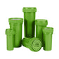 Opaque Green 20 Dram Reversible Cap Vials 240 COUNT at Flower Power Packages