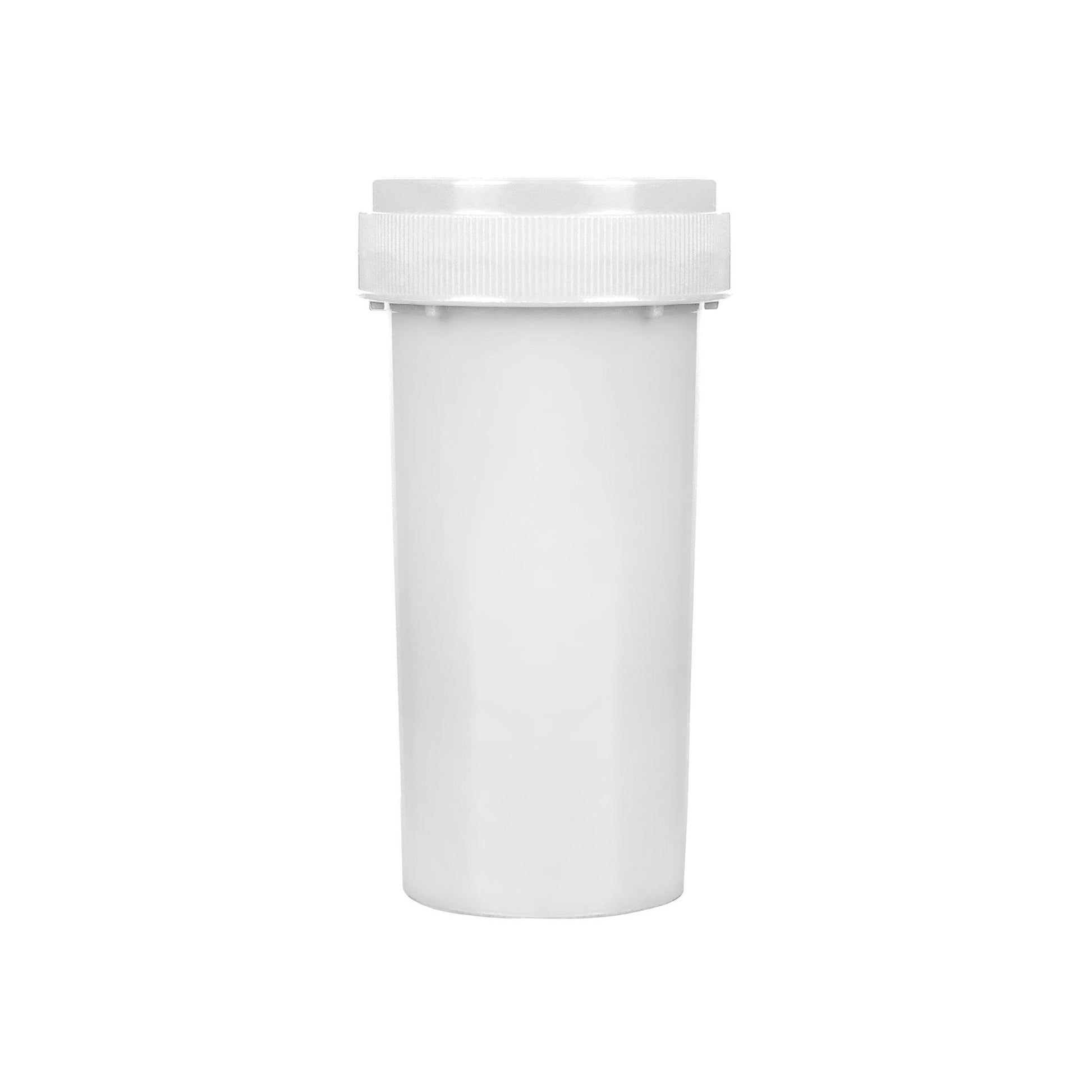 Opaque White 40 Dram Reversible Cap Vials 150 COUNT at Flower Power Packages