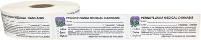 Pennsylvania Medical Cannabis Warning Labels at Flower Power Packages