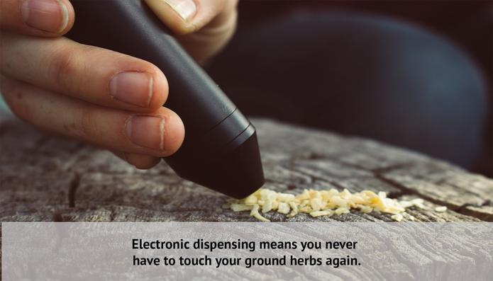 Premium Electric Herb Grinder Pen (6 Piece) Flower Power Packages 
