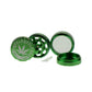 Puff Puff Pass 3 Stage Grinder - Various Colors - 40mm (1 Count) Flower Power Packages Green 