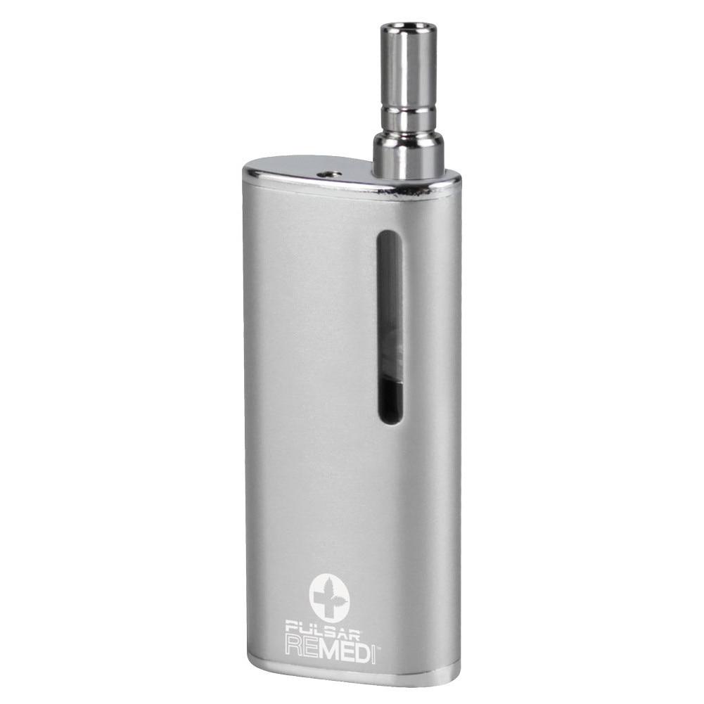 Pulsar Remedi Variable Voltage Wax/Oil Vape Flower Power Packages Silver 
