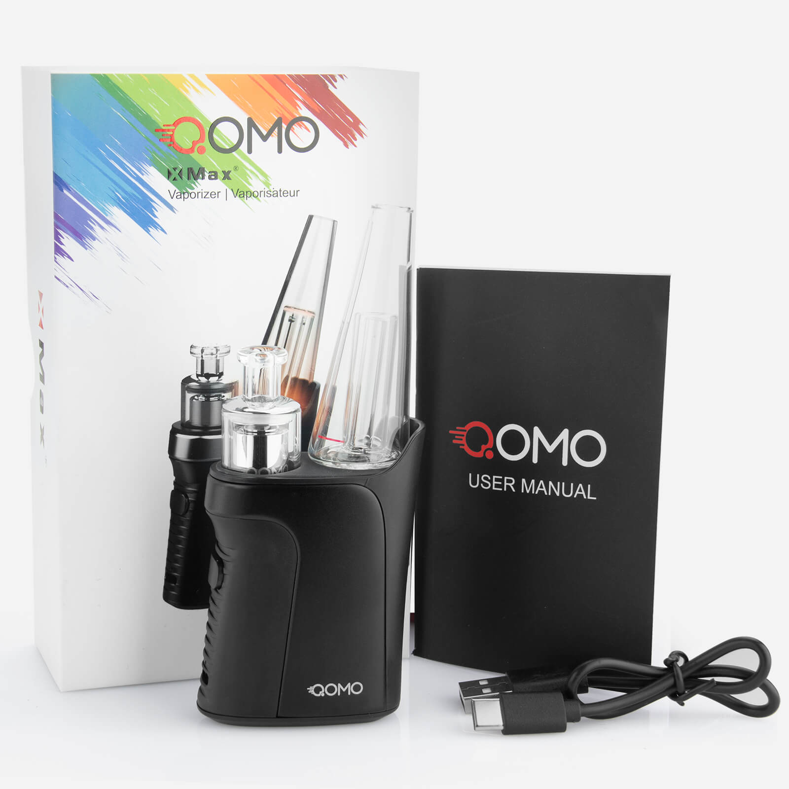 QOMO Mini Electric Dab Rig Flower Power Packages 