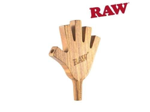 Raw High Five Wooden Cig Holder (1 Count) Flower Power Packages 