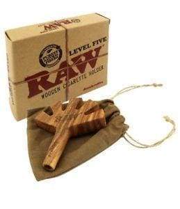 Raw Level Five Wooden Cig Holder Flower Power Packages 