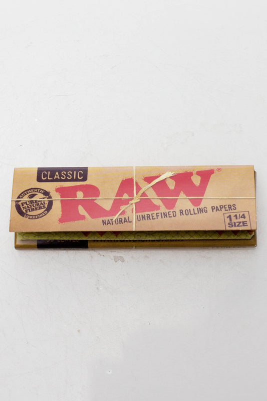RAW Natural Unrefined Rolling Paper Smoke Drop 1 1/4" 