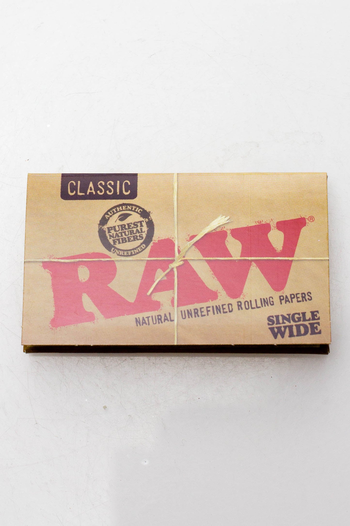 RAW Natural Unrefined Rolling Paper Smoke Drop Singlewide 