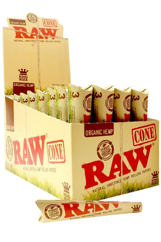 Raw organic cone King Size Smoke Drop 