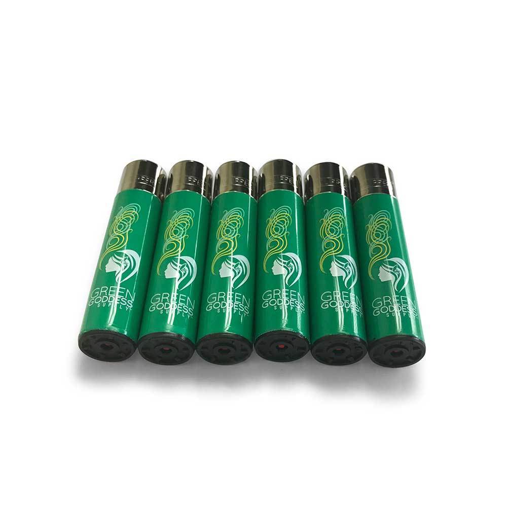 Refillable Lighter 6-Pack Flower Power Packages 