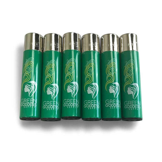 Refillable Lighter 6-Pack Flower Power Packages 
