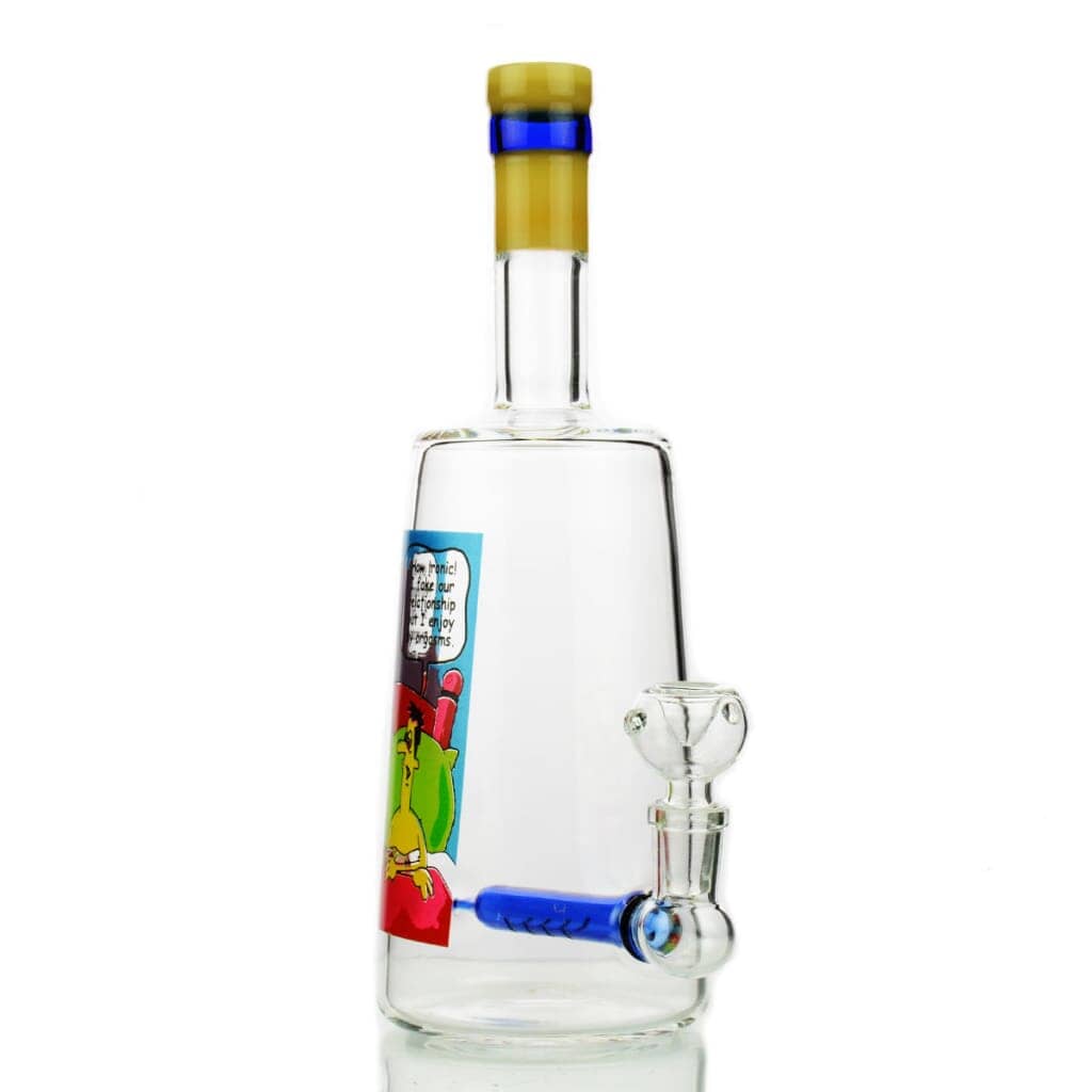 Relationship Bottle Bong With 14mm Male Bowl On sale