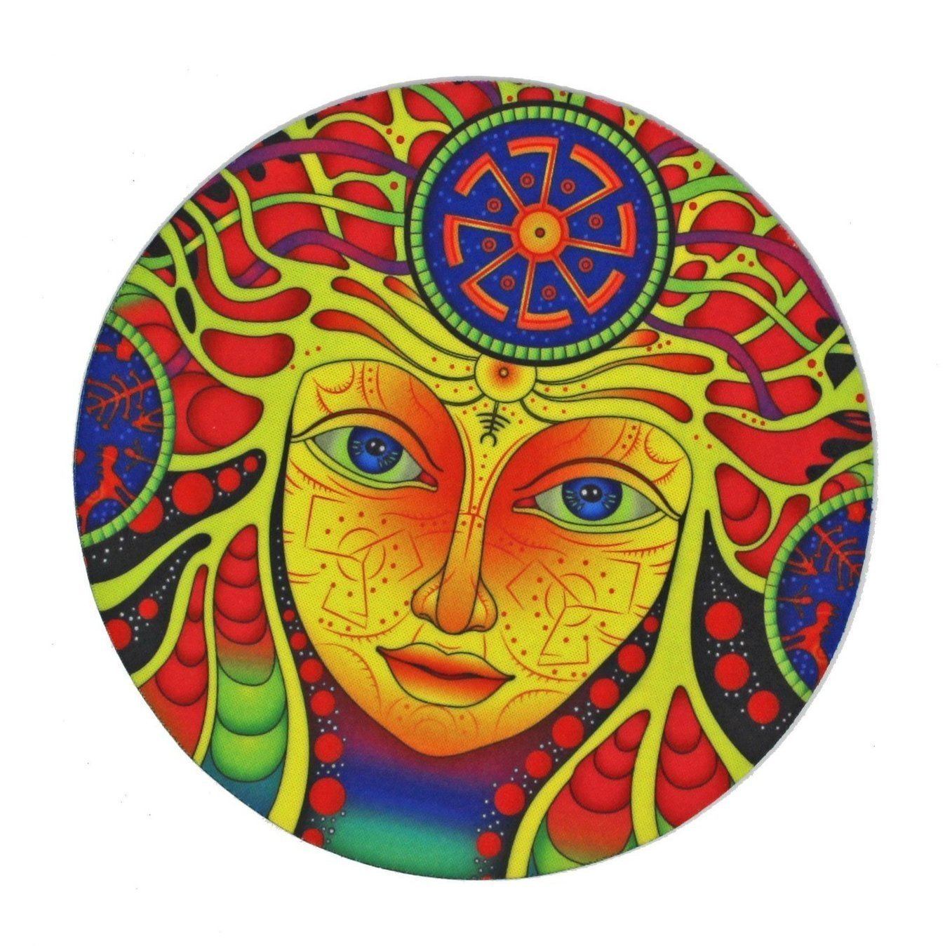 Round Dab Mat - Queen of Color Flower Power Packages 