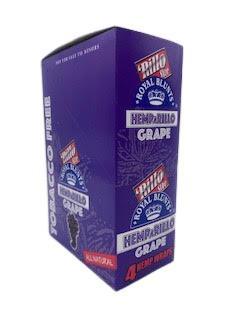Royal Blunts Hemparillo Blueberry - 15 Packs Per Box 4 Wraps Per Pack - (1 Count) Flower Power Packages 
