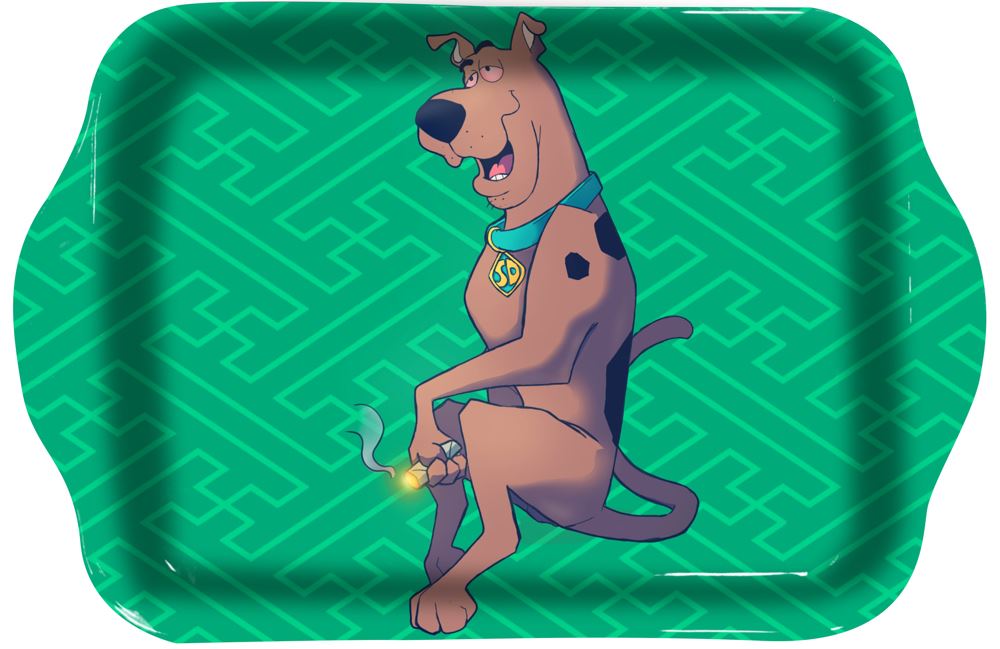 Scooby Smoking Rolling Tray Flower Power Packages 