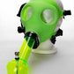 Silicone Glow in the dark Gas Mask bong Flower Power Packages 