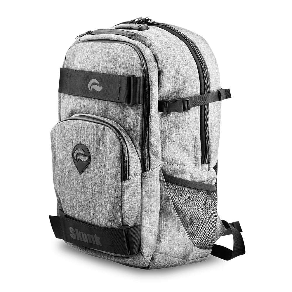 SKUNK Nomad Back-Pack Available In Black, White Or Gray Flower Power Packages Gray 