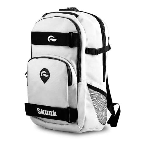 SKUNK Nomad Back-Pack Available In Black, White Or Gray Flower Power Packages White 