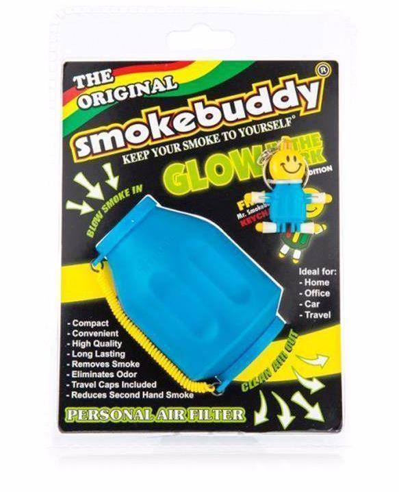 Smoke Buddy - Glow in the Dark Flower Power Packages Blue 
