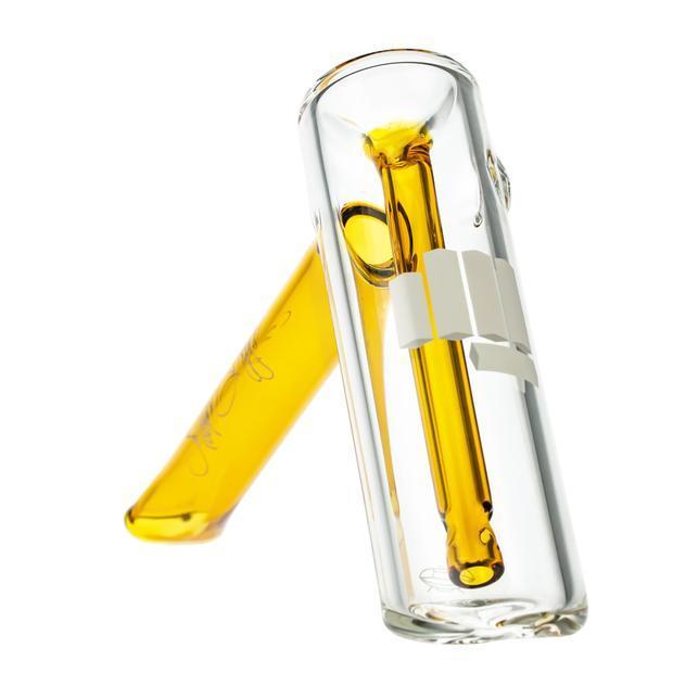 Snoop Dogg Pounds Lightship Yellow Bubbler Pipe (1 Count) Flower Power Packages 