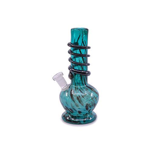 Soft Glass Water Pipe - Jungle (7") Flower Power Packages 