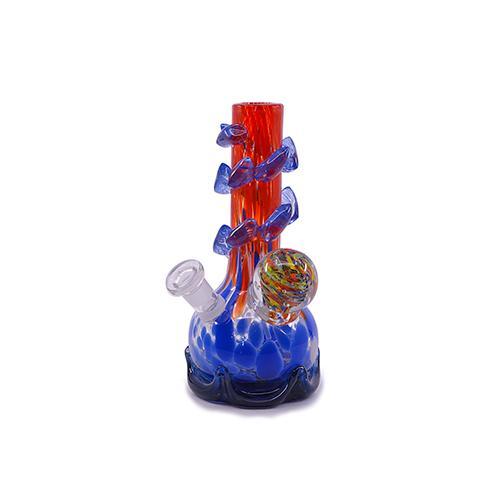 Soft Glass Water Pipe - Liberation (7.5") Flower Power Packages 