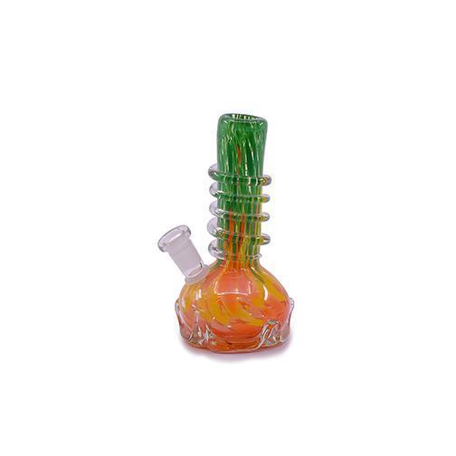Soft Glass Water Pipe - Storm Eye (7") Flower Power Packages 