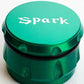 Spark 4 parts color herb grinder Flower Power Packages Green 