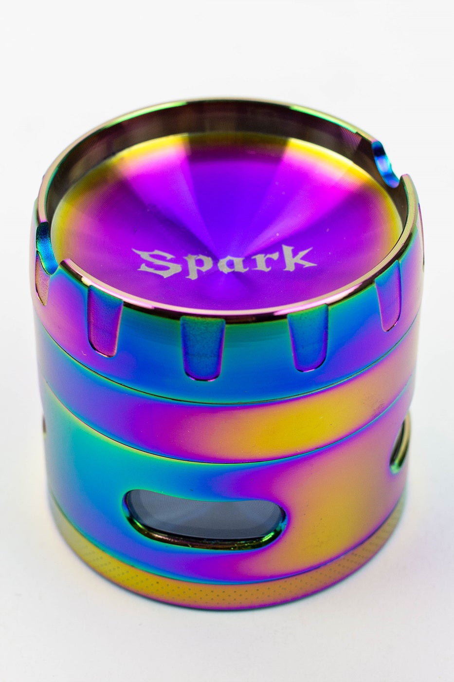 SPARK 4 Parts grinder with side window Smoke Drop 