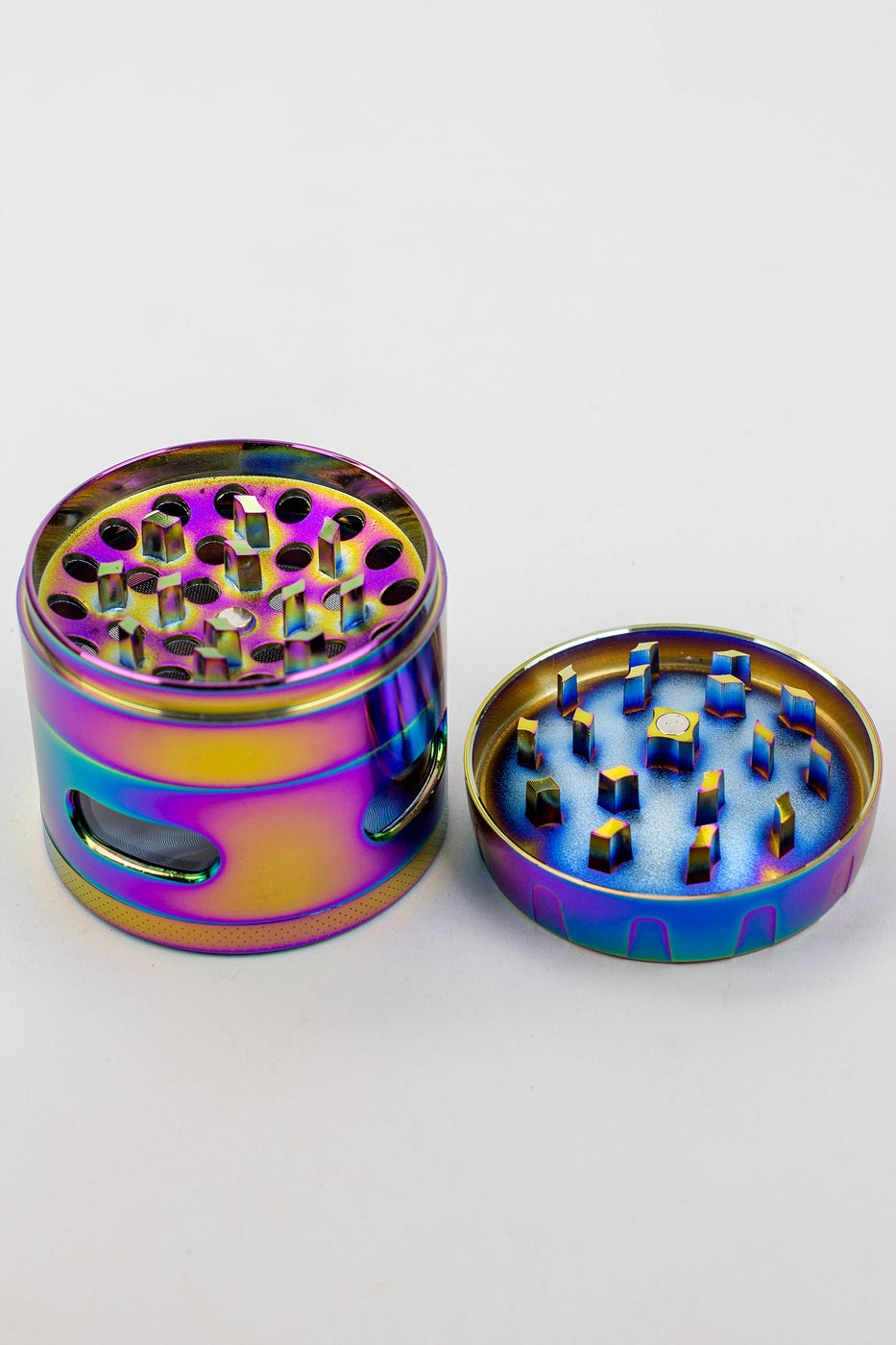 SPARK 4 Parts grinder with side window Smoke Drop 