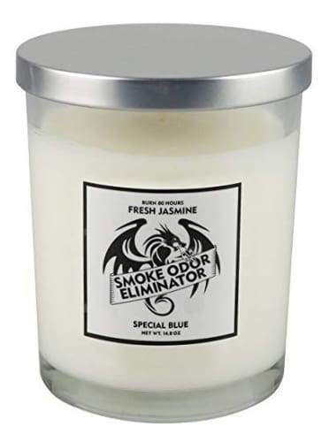 Special Blue Odor Eliminator Candle - Fresh Jasmine Flower Power Packages 