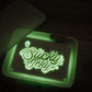 Sticky Icky Glow LED Rolling Tray with Smellproof Lid Flower Power Packages 