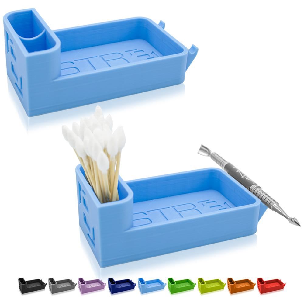 STR8 Brand Essentials - Q-Tip Station - Various Colors - (1 Count) Flower Power Packages 