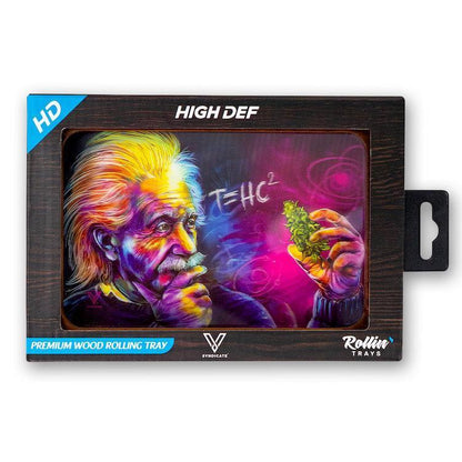 T=HC2 Einstein 3D Wood Tray Flower Power Packages Small 